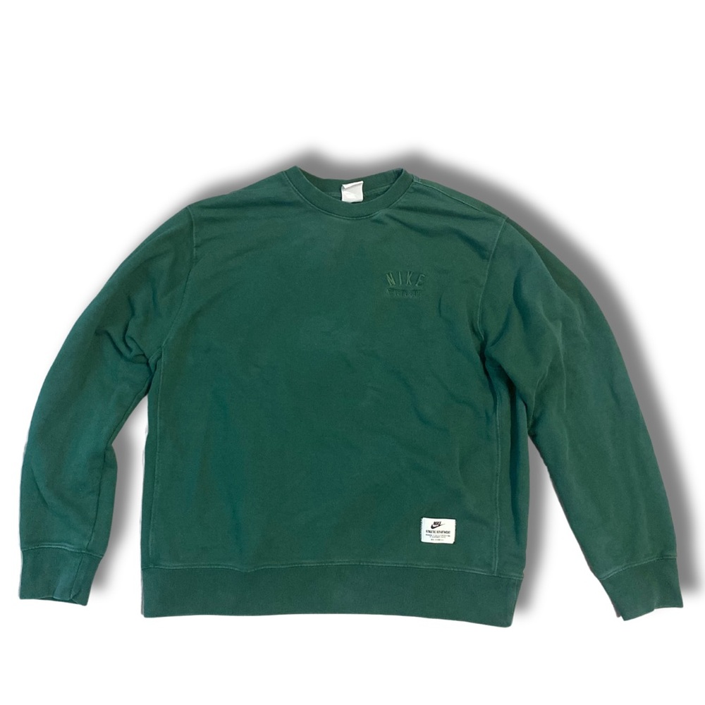 Nike Embroidered French Terry Crewneck Sweatshirt